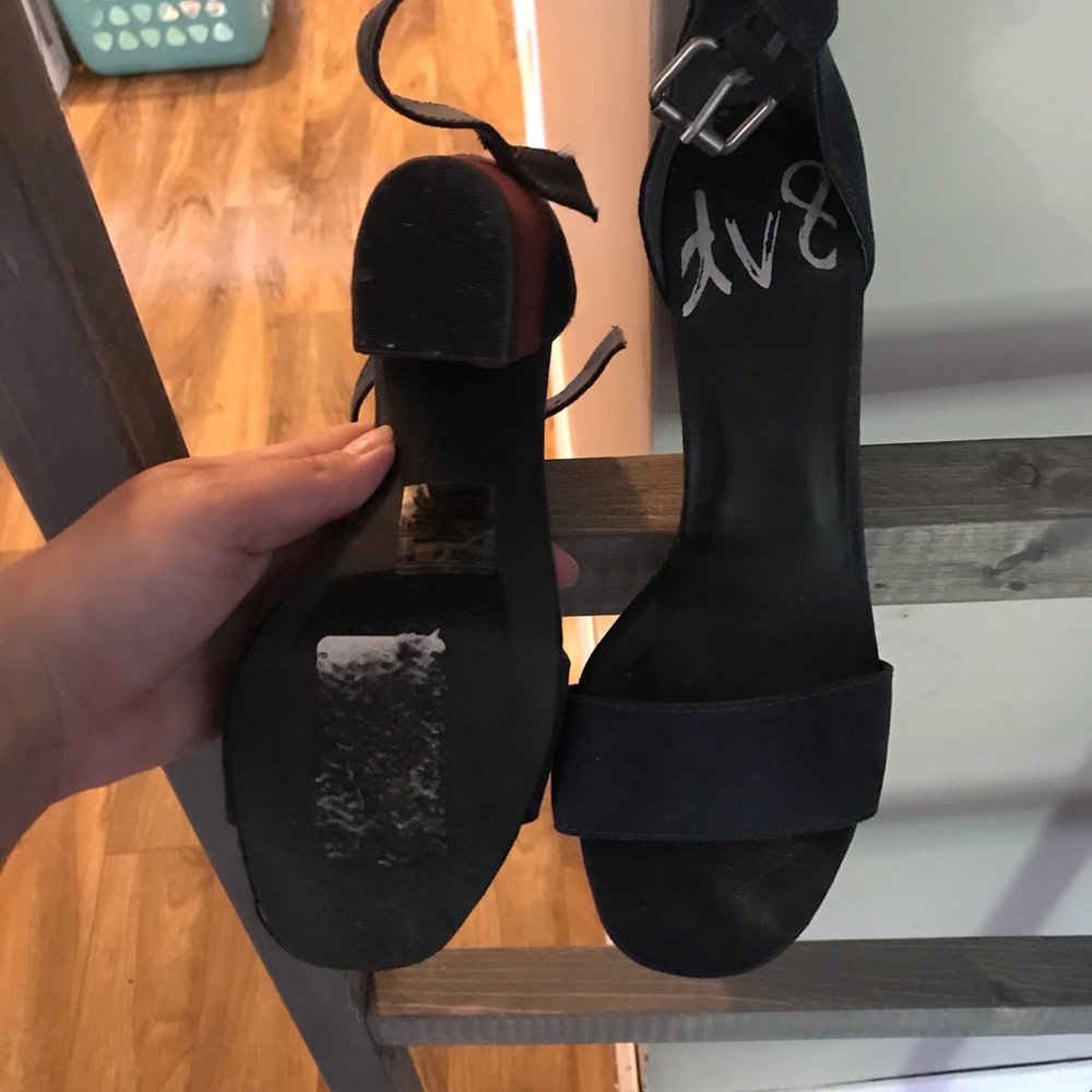 Cute block heels.